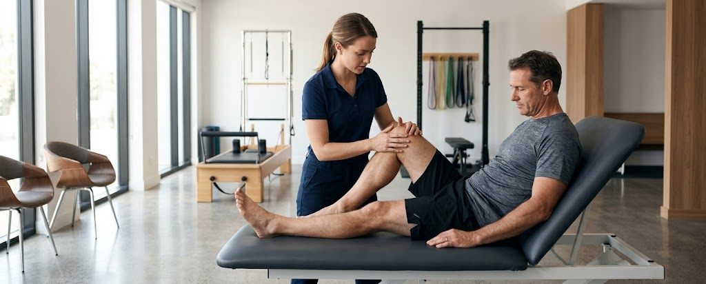 A clinic owner reviewing where their content falls short