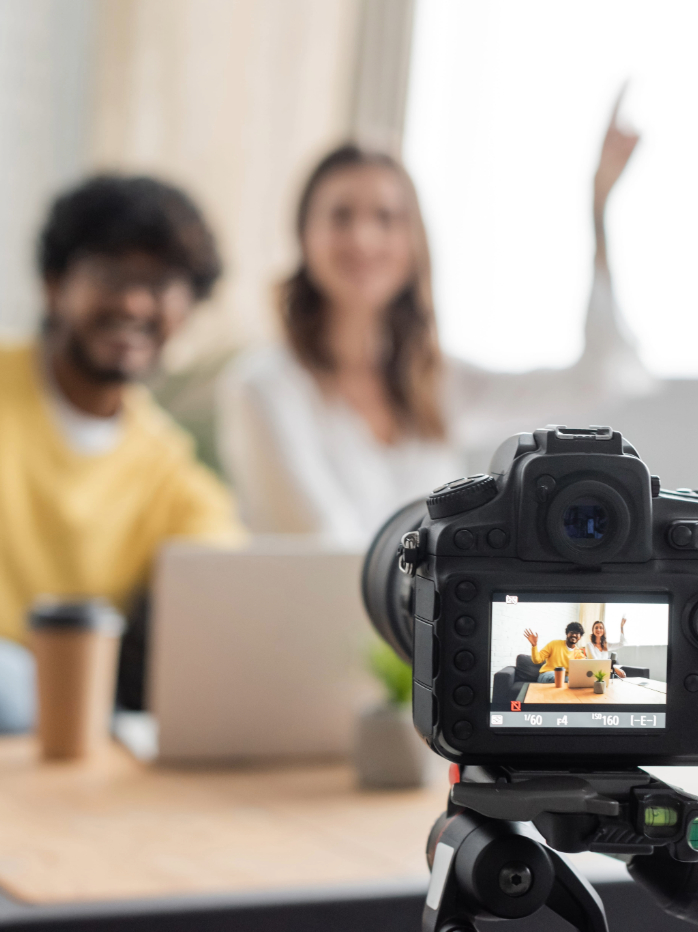 Local creators collaborating on community content